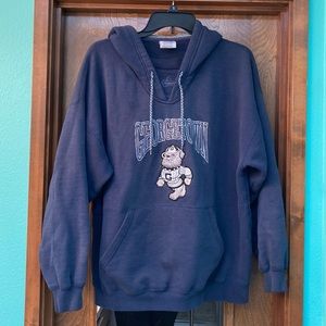 1990s Men’s Large Georgetown Hoyas Hoodie